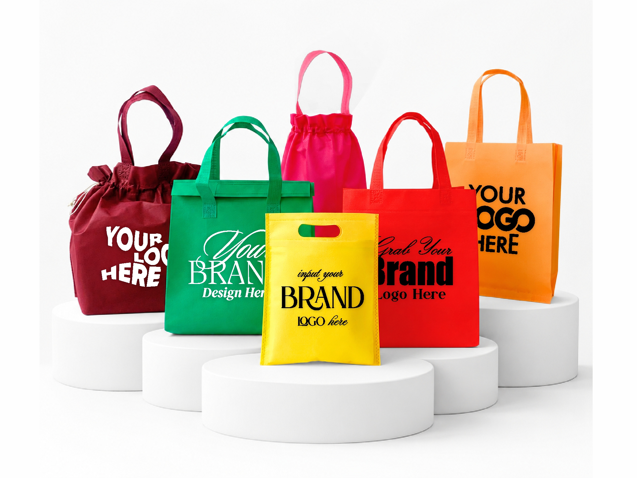 Tas spunbond Ready to Print Althea Ecobag siap cetak logo perusahaan untuk media promosi, branding, seminar, dan merchandise.