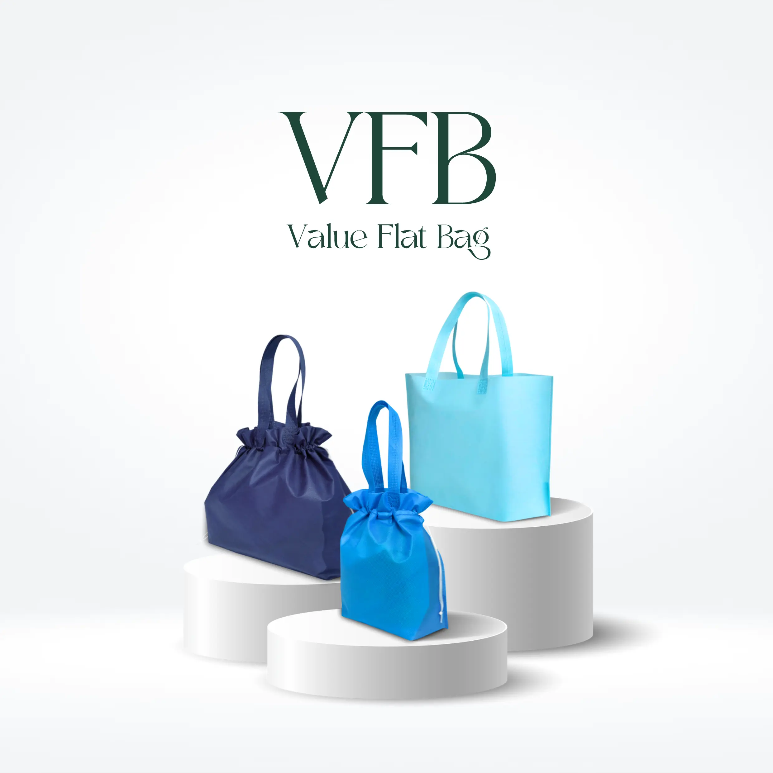 Althea Ecobag Tas Spunbond VFB (Value Flat Bag) tersedia dalam berbagai ukuran dan warna siap cetak logo