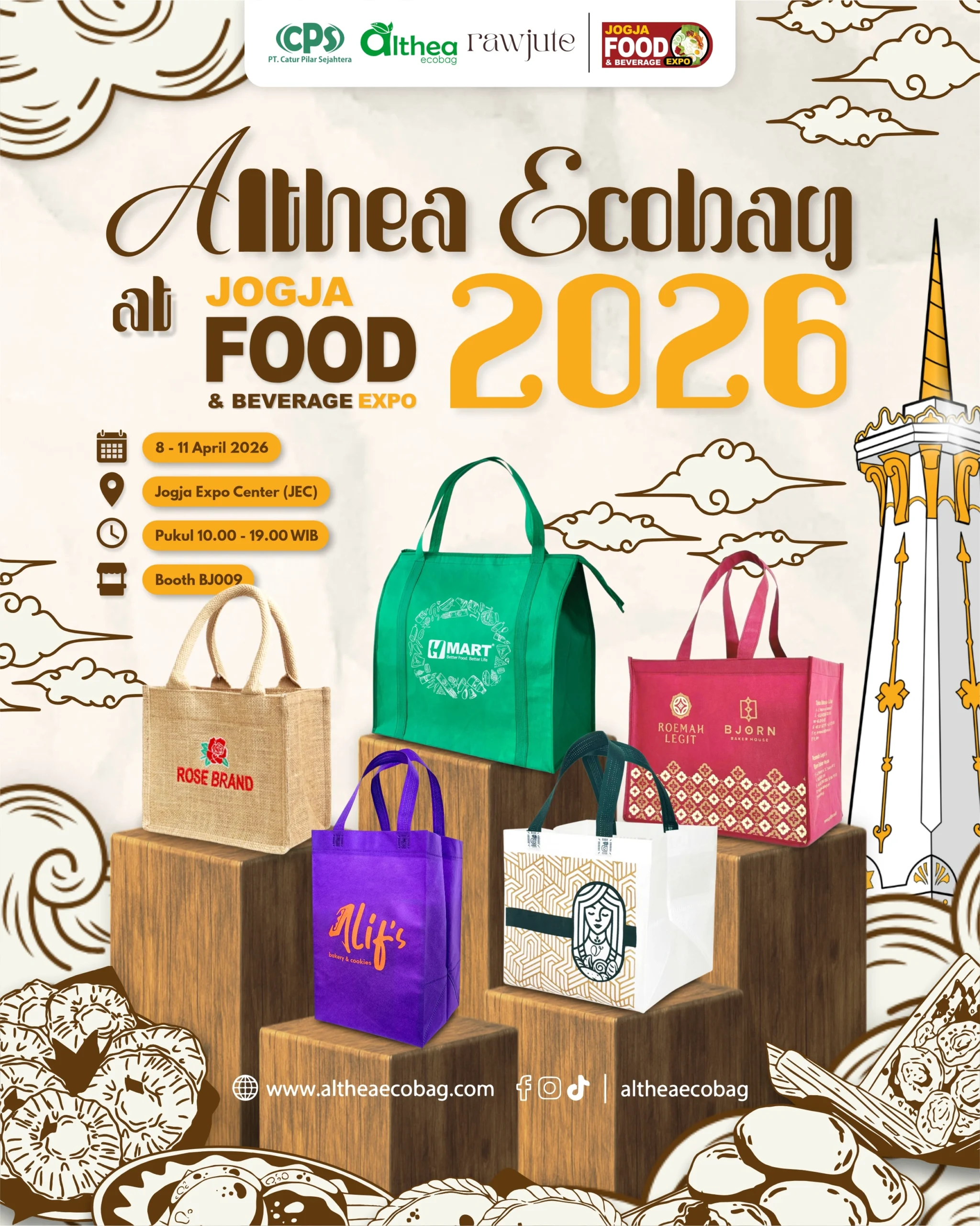 Althea Ecobag di J-Food Expo 2026 Yogyakarta.