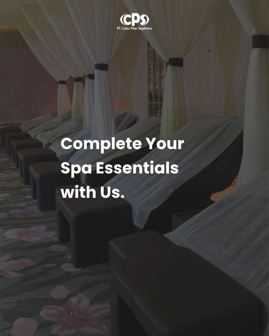 Area treatment spa yang tertata sebagai bagian dari standar operasional dan kesiapan pelayanan customer.
